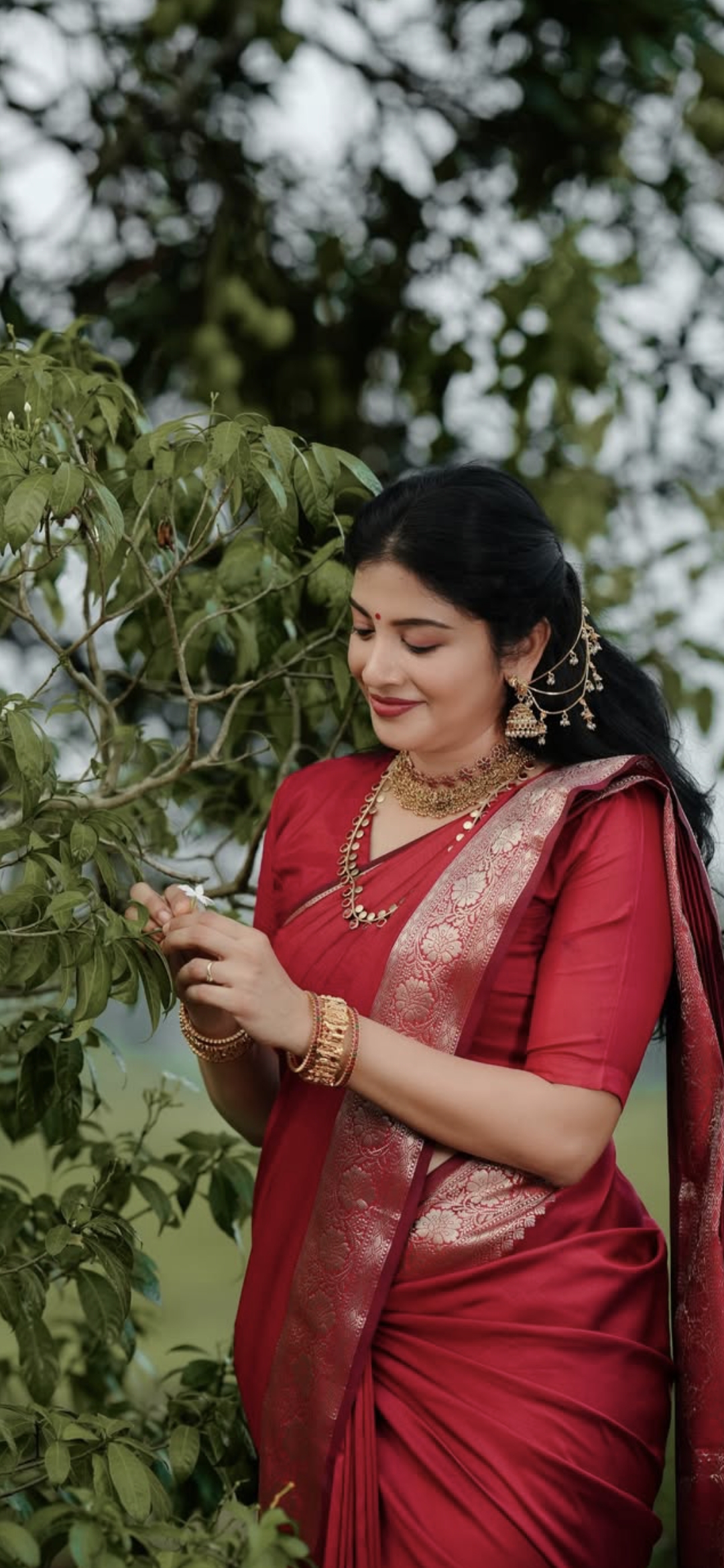 Sivada  semi katan banarasi saree - image 1