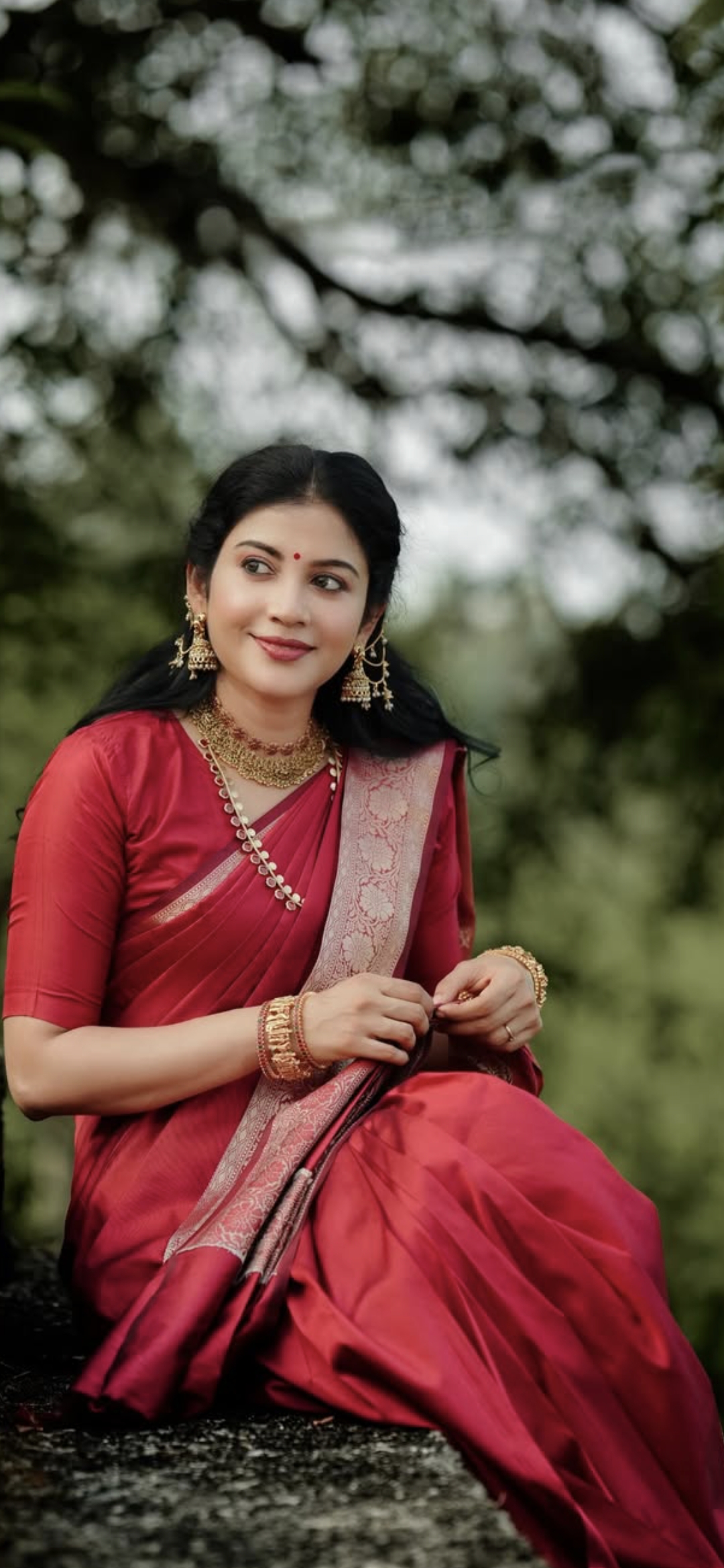 Sivada  semi katan banarasi saree - image 2